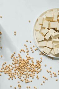 Soy and tofu are excellent sources of tryptophan