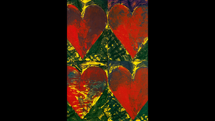 Jim Dine. Courtesy of Galerie Daniel Templon