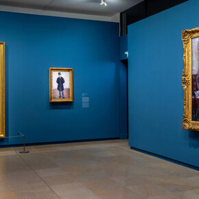 Gustave Caillebotte, Peindre les hommes, vue de l'exposition. Avec l'aimable autorisation du Musée d’Orsay