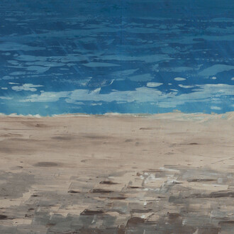 Brion Gysin, Sheltering sky (Sahara) (détail), 1958. Avec l'aimable autorisation du Musée d'Art Moderne de Paris