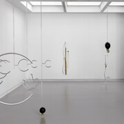 Sarah Pichlkostner, Moss finger liquid soil dripping seeds prodding eye, exhibition view. Courtesy of Annet Gelink Gallery