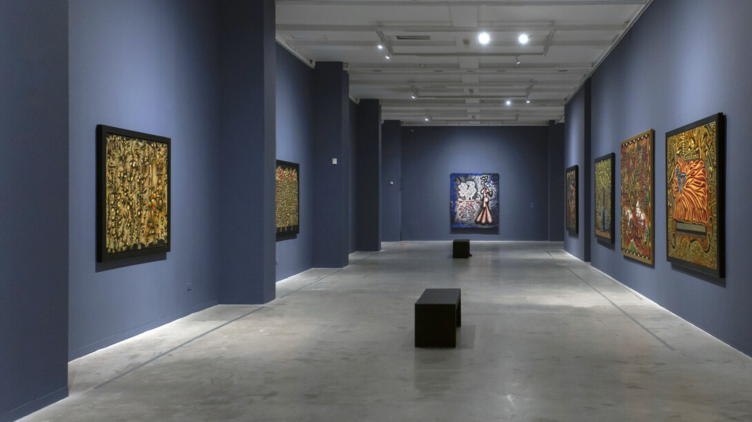 Carlos Luna, Tra osmosi e fusione, vista della mostra. Per gentile concessione della BUAP