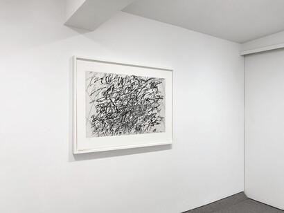 Various artists, Julie Mehretu, Sarah Sze, and Jacques Villon, exhibition view. Courtesy of Krakow Witkin Gallery