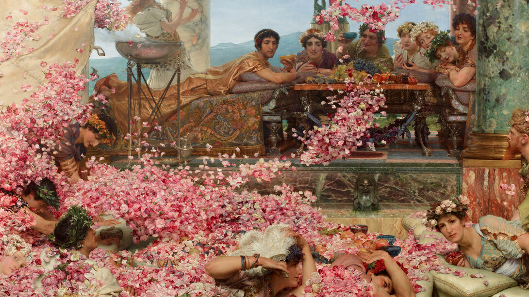 Lawrence Alma-Tadema, The Roses of Heliogabalus, 1888, Oil on canvas, The Pérez Simón collection, Mexico © Studio Sébert Photographes