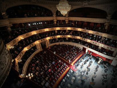 Teatro Municipale di Santiago del Cile inaugurato nel 1857