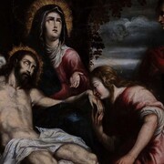 Anónimo, La piedad, s. XVII. Cortesía del Museo Pedro de Osma