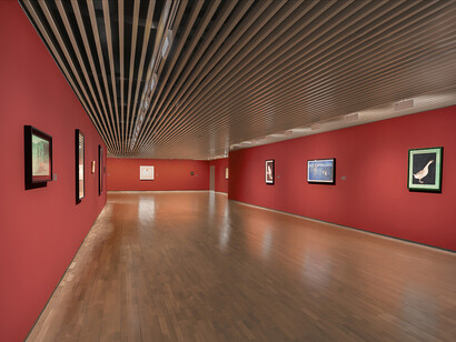 Wan Heng, To see mountains as mountains, exhibition view. Courtesy of Long Museum