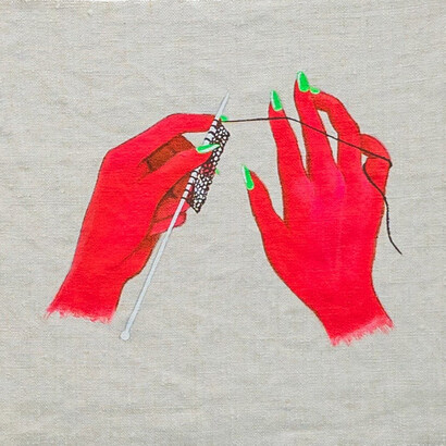 Cecile Cornet, Noeuds de pendues I, 2025. Avec l'aimable autorisation de la galerie Danysz