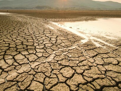 Epochal drought shrinks once huge lakes