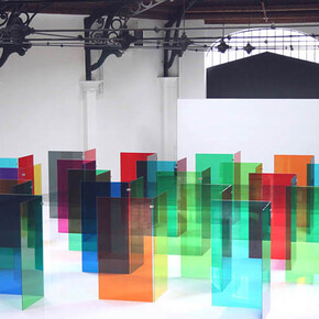 Carlos Cruz-Diez. Courtesy of La Patinoire Royale