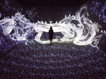 Living Digital Forest and Future Park. Courtesy of Pace Beijing