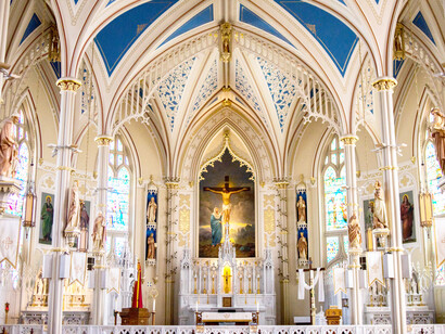 L'interno di una chiesa