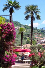 L'ingresso al Parco Grotta Cascata Varone, Riva del Garda, Italia