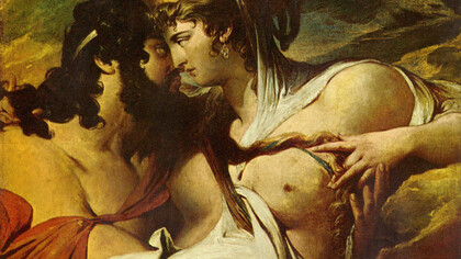 James Barry, Jupiter et Junon sur le mont Ida, détail