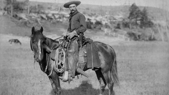 Un «cowboy» en Texas (1887)