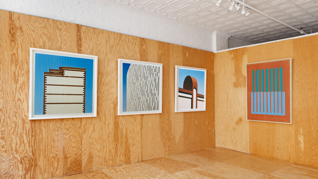 Arielle Zamora and Sinziana Velicescu, Elevations, exhibition view. Courtesy of Uprise Art
