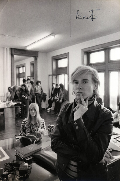 Cecil Beaton, "Andy Warhol and Ingrid Superstar ", 1969, vintage silver gelatin print, © Cecil Beaton Studio Archive, Sotheby's London