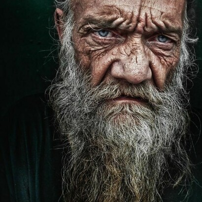 Retrato de la serie «Homeless», de Lee Jeffries