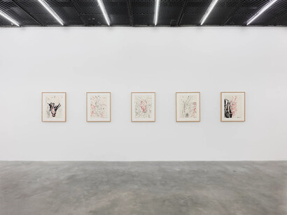 Georg Baselitz, Back again, exhibition view. Courtesy of White Cube