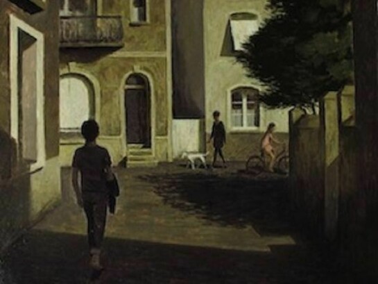 Marc Chalmé, Ruelle Ensoleilee, 31" x 39"