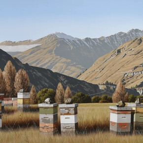 Michael Hight, Little's road (detail), 2026. Courtesy of Gow Langsford Gallery