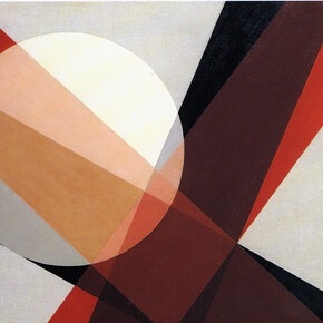 László Moholy-Nagy 
A 19, 1927
Oil on canvas, 80 x 95.5 cm
Hattula Moholy-Nagy, Ann Arbor, MI
© 2015 Hattula Moholy-Nagy/VG Bild-Kunst, Bonn/Artists Rights Society (ARS), New York