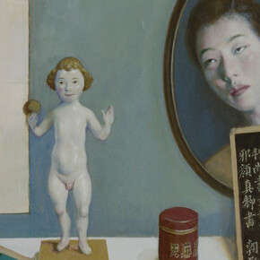 Jeffrey Chong Wang, Still Life, 45.72x60.96, oil on canvas. Courtesy of Dorothy Circus Gallery