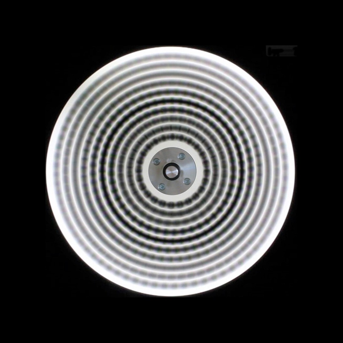 Gruppo  MID, Quadro strobo, 1965, manual movement with fluorescent light, 48 × 48 × 8 cm.
Photo Antonio Barrese
Courtesy Studio Fidi S.r.l. Milan
