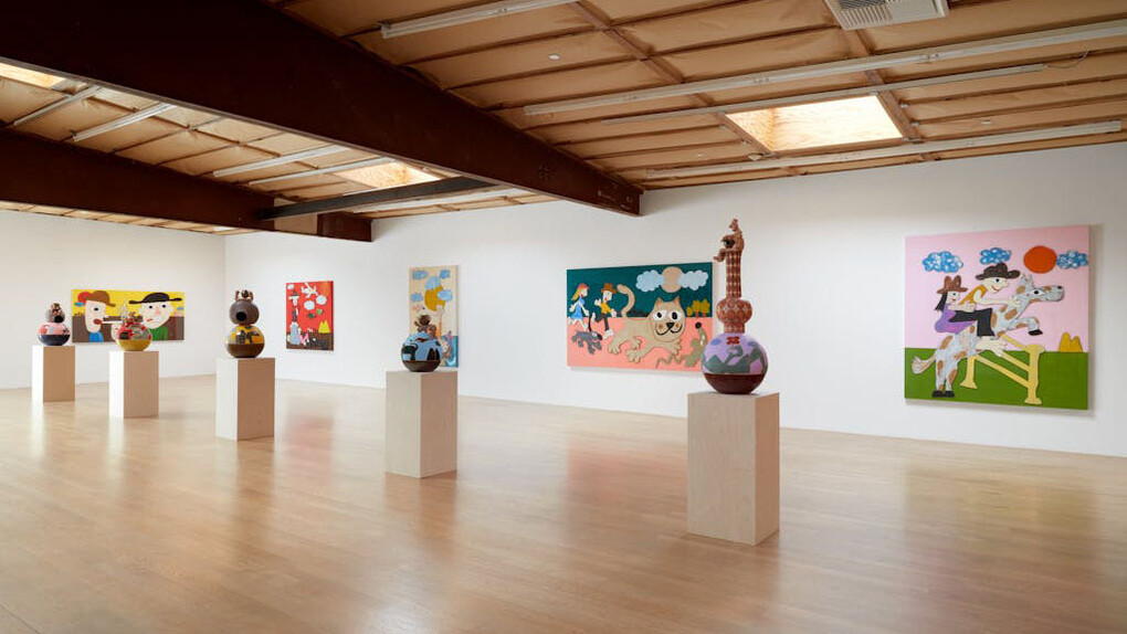 Hadi Falapishi, Edge of the world, exhibition view. Courtesy of Blum