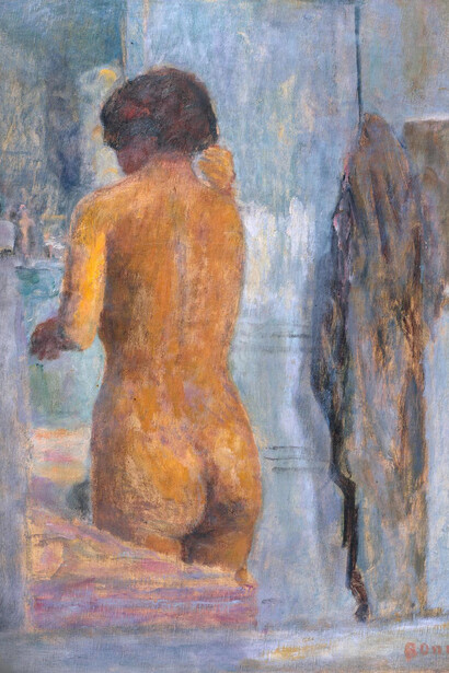 Pierre Bonnard. Badende Frau, von hinten gesehen, um 1919. Öl auf Leinwand, 44,1 x 34,6. Tate Gallery, London
