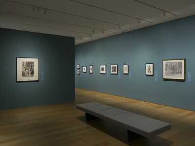 Various artists, The virtue of vice. The art of social commentary, exhibition view. Courtesy of Norton Museum of Art