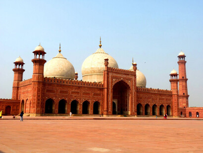 Pakistán. Mezquita de Badshahi, Lahore