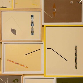 Dannielle Tegeder, Exhibition view. Courtesy of Carrie Secrist Gallery