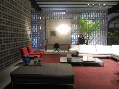 Espacio de Cassina en el recinto ferial de Il Salone del Mobile