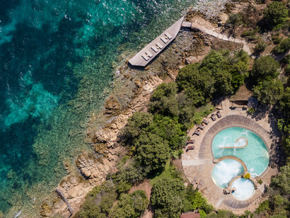 Nestled in the heart of Sardinia, Italy, Hotel Capo d'Orso blends elegance with breathtaking seaside views