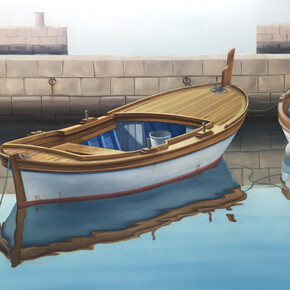 Rinaldo Skalamera, Summer Mooring. Courtesy of the artist and Kate Oh Gallery