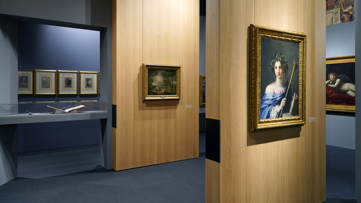 Psiche allo specchio. Omnia vincit amor, vista della mostra. Per gentile concessione de La Galleria BPER 