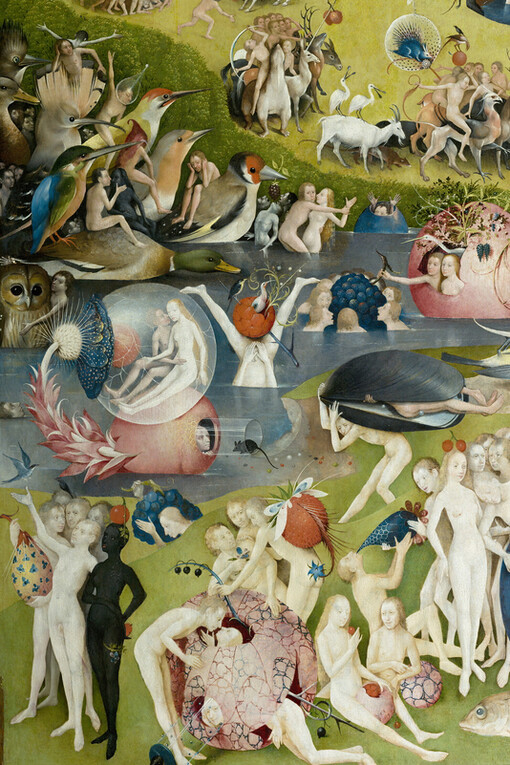 Hieronymus Bosch, El jardín de las delicias (detalle), entre 1490-1510