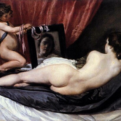 Diego Velázquez, Venere allo specchio, olio su tela, 1644, National Gallery, Londra, UK