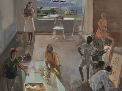 Vera Iliatova, Shrillness in the blushing hour (detail). Courtesy of the artist and Nathalie Karg Gallery