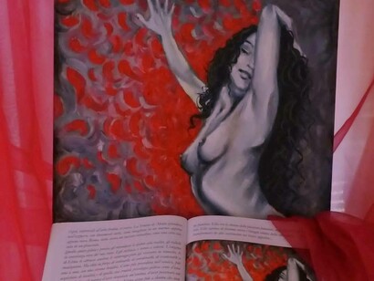 A look inside one of the illustrations of Nora Art from  Il Piacere by Gabriele d’Annunzio