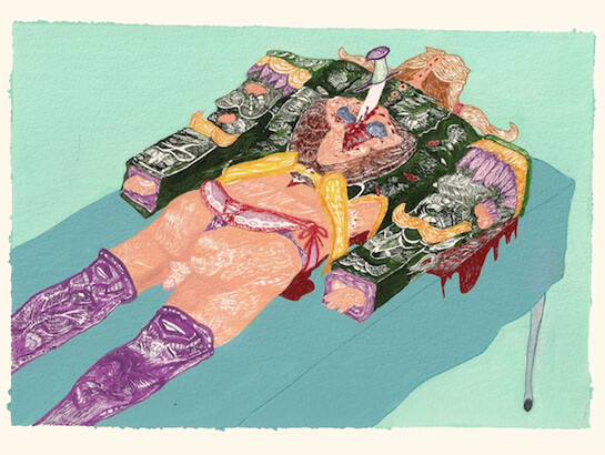 Walter Sutin, Soldier Boy, 2010, Pen and ink, 17,8 x 12,7 cm. Courtesy the artist and Office Baroque