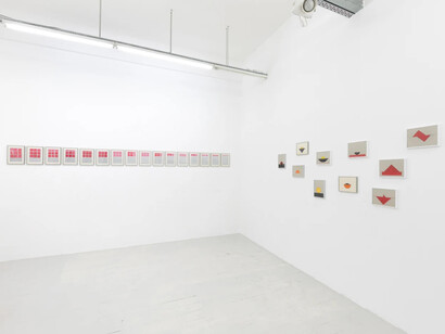 Osman Dinç, Eyes in downpour, exhibition view. Courtesy of Pi Artworks