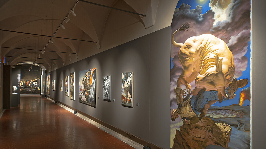 Nicola Verlato, Myth generation, vista della mostra. Per gentile concessione del LabOratorio degli Angeli