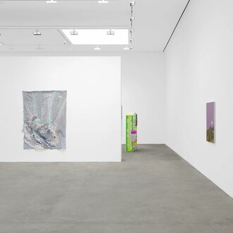 Various artists, California light and space (The 21st century version), exhibition view. Courtesy of David Zwirner Gallery
