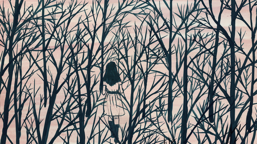 Aleksandra Waliszewska, Untitled, mixed media on carton, 25 x 35 cm, courtesy LETO