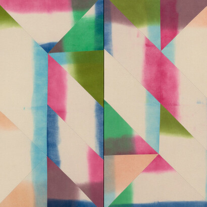Wilder Alison, The raked phase launders an anc/ent hum—casemak/ng—, 2025. Courtesy of Gaa Gallery