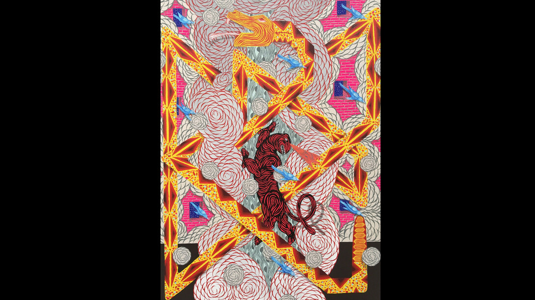 Andrew Schoultz. Courtesy of Hosfelt Gallery