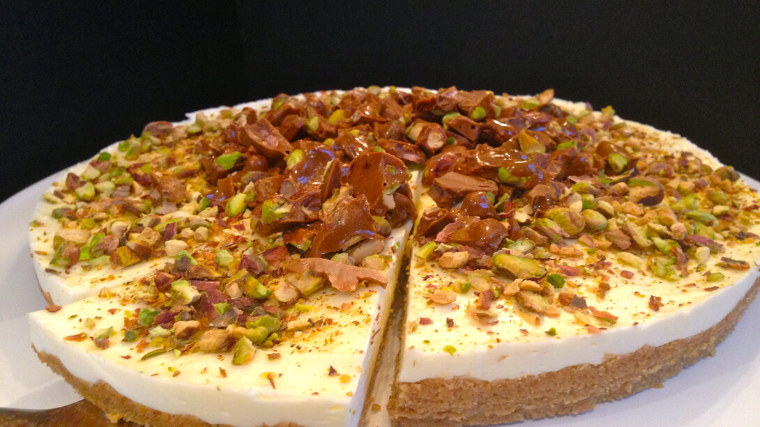 Knafeh, a popular Middle-Eastern dessert