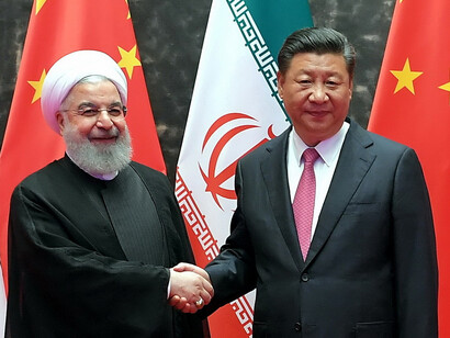 Hasán Rohaní y Xi Jinping